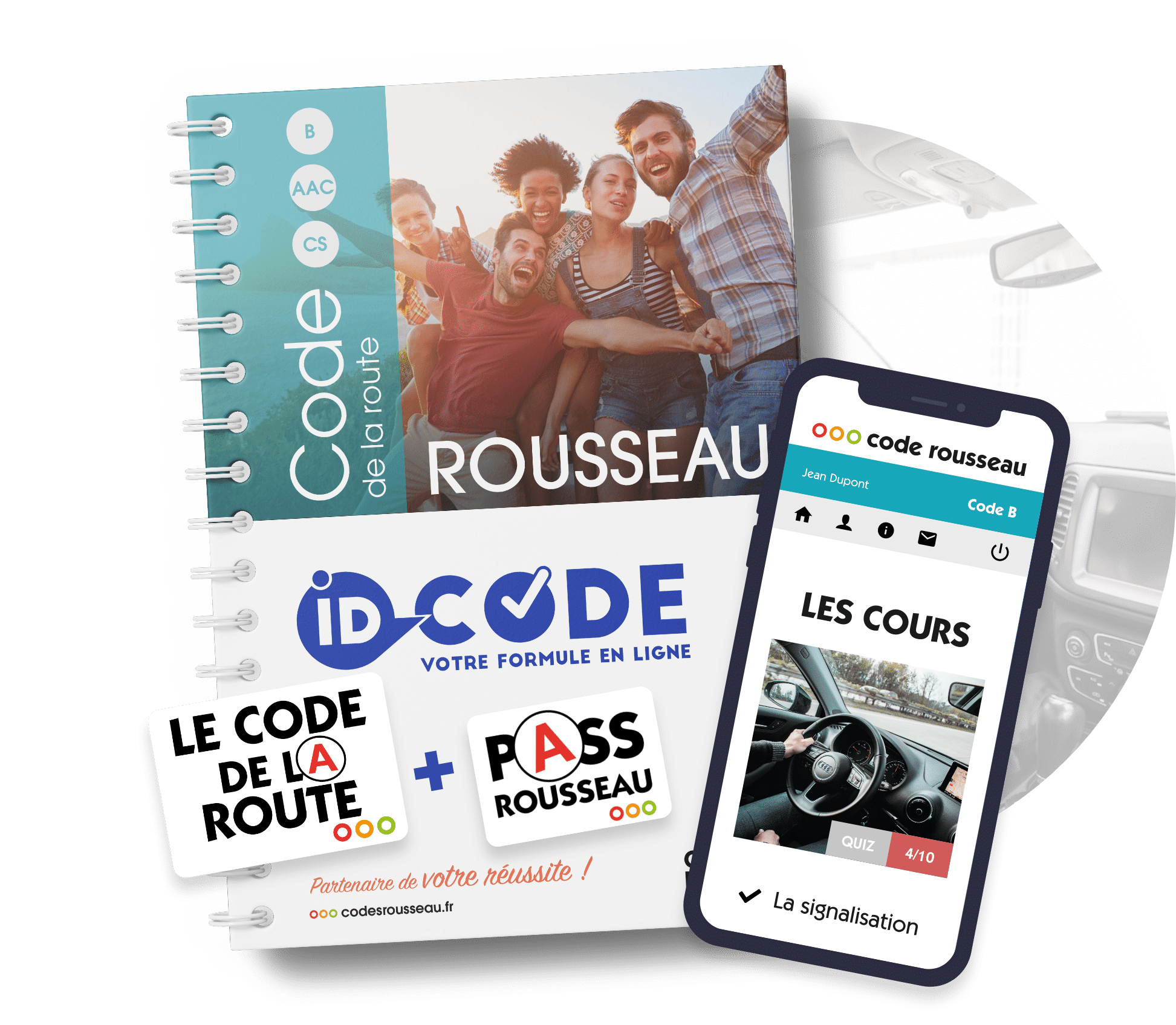 Pass Rousseau auto <span>+ livre</span>