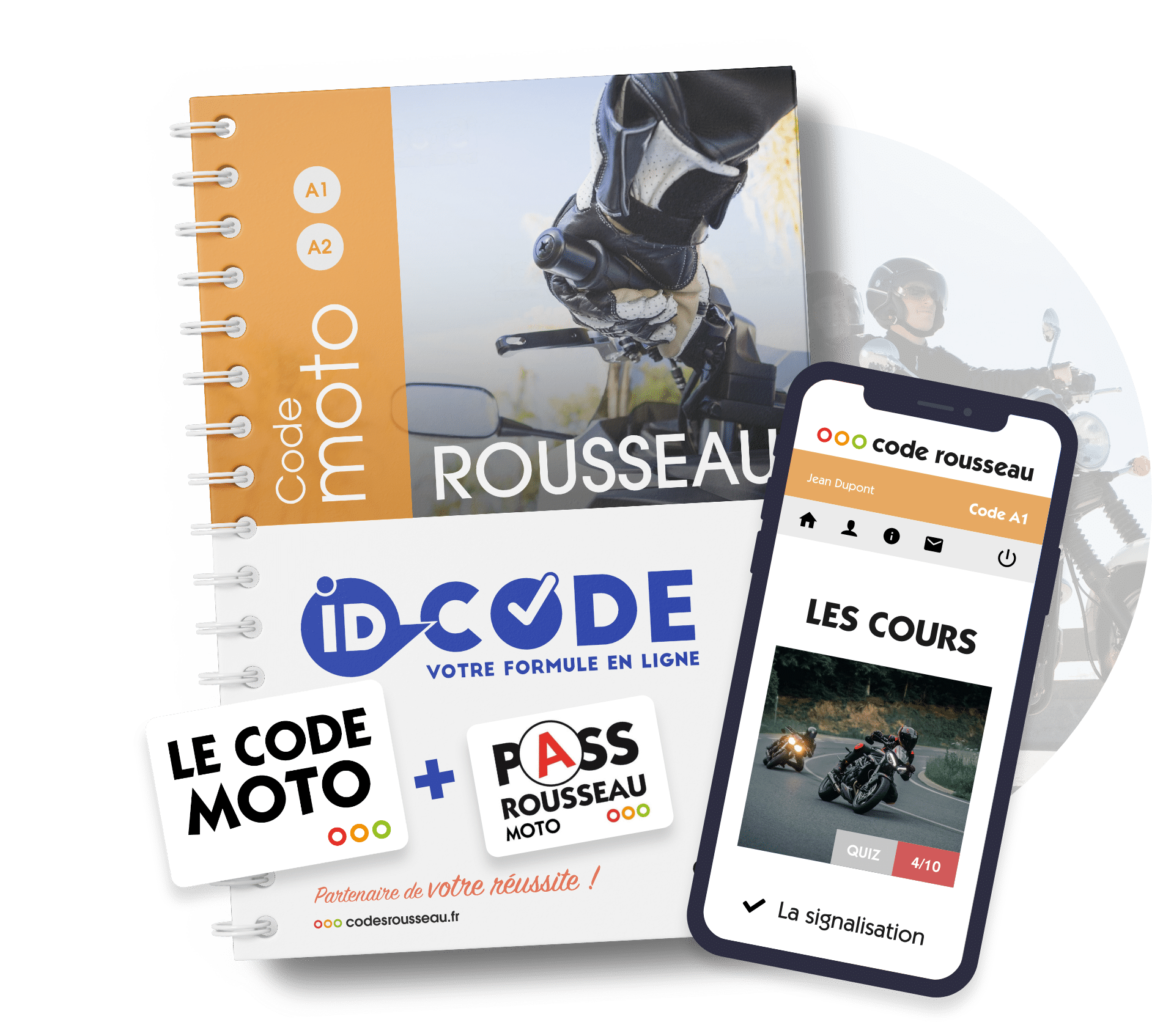 Pass Rousseau Moto <span>+ Livre de code</span>