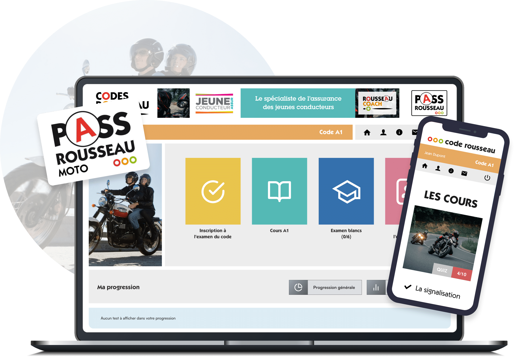 Pass Rousseau moto